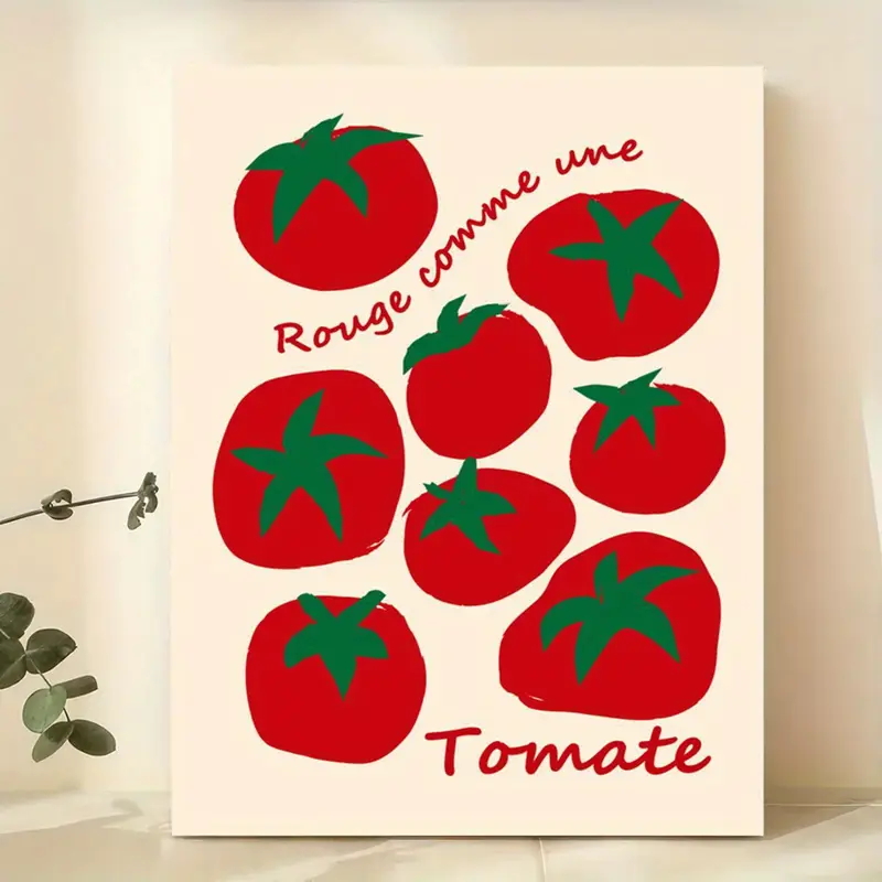 Home Decor Kolkata - Nowoczesne kolorowe czerwone pomidory grafika ścienna