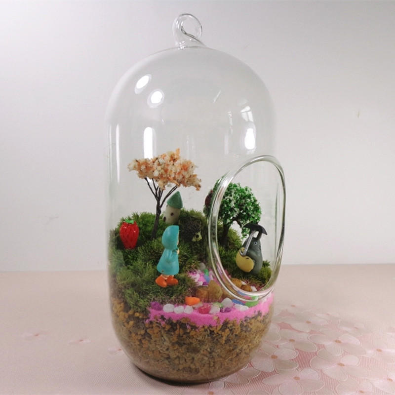 Terrarium Glass Bottle - 2 szt./opak. 10*20cm Duży Szklany Cylinder