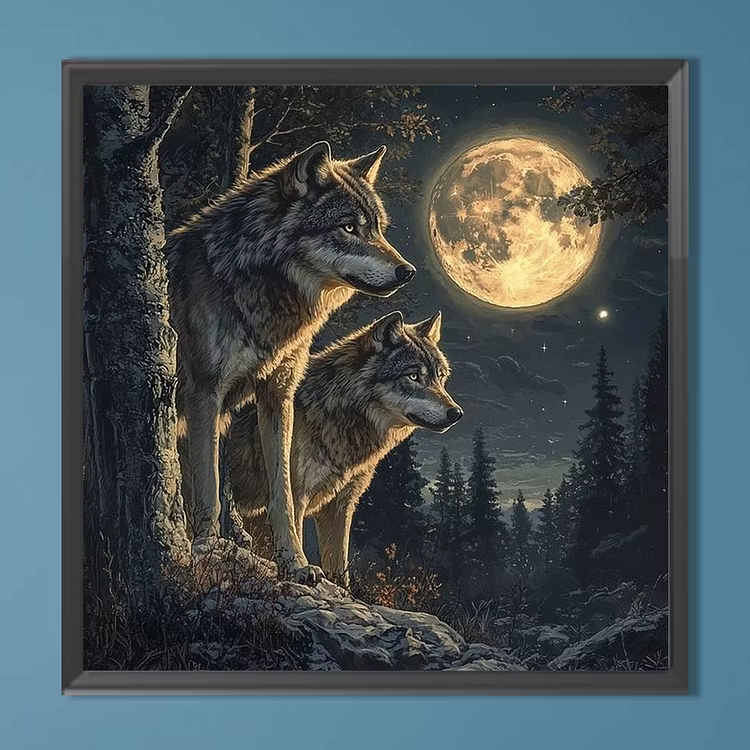 Home Decor Under 500 - Puzzle Król Wilków pod Księżycem 500/1024
