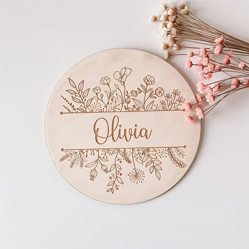 Home Decor Happy - Spersonalizowana tabliczka z grawerowanym imieniem w