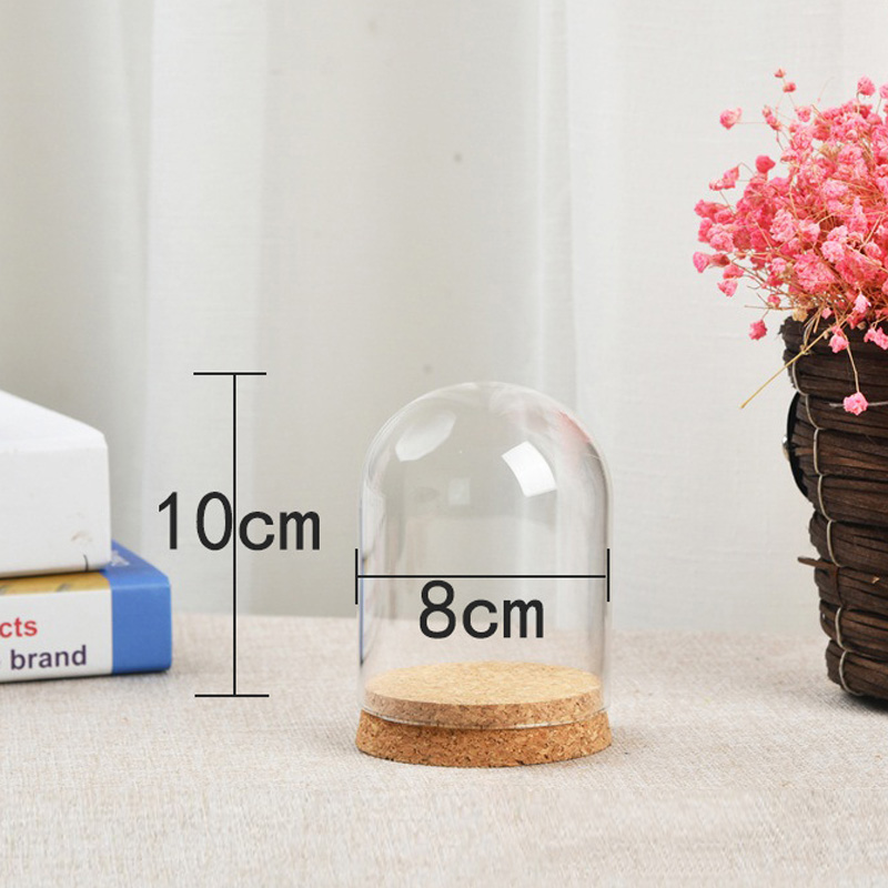 Terrarium Glass Bottle - Szklana kopuła pokrywa na kwiatowe sukulenty