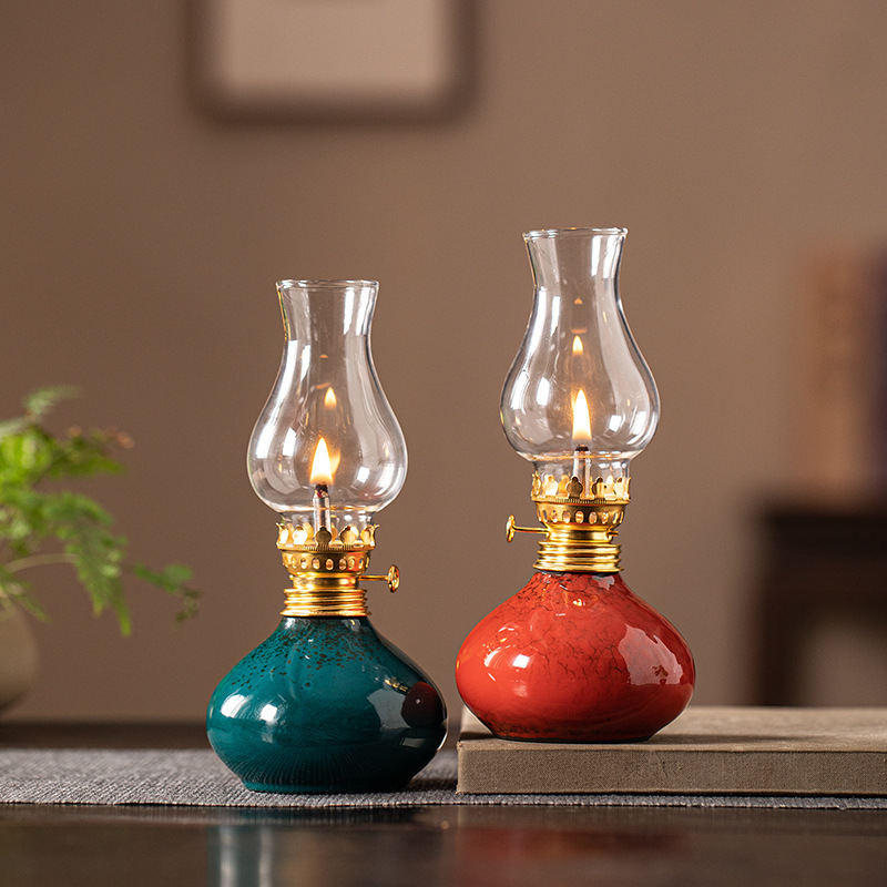 Home Decor Zen - Ceramiczna lampa olejowa w stylu vintage