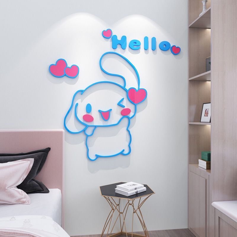 Home Decor Etsy - Sanrio Cinnamoroll 3D Akrylowa Naklejka Dekoracyjna
