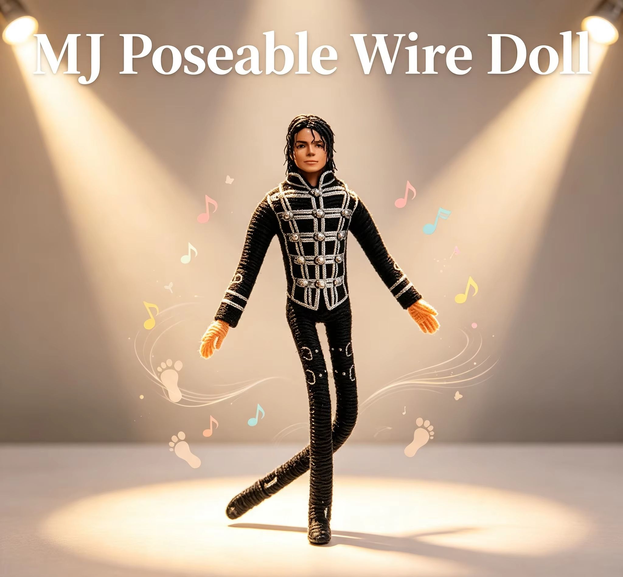 Home Decor Zen - Michael Jackson Figurka z ruchomymi stawami,