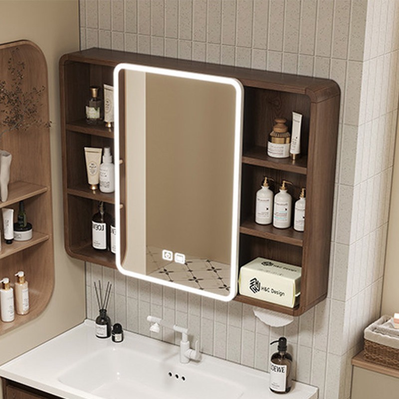 Home Decor Mirror - Lustro Toaletowe Szafka Łazienkowa Półki Narożne