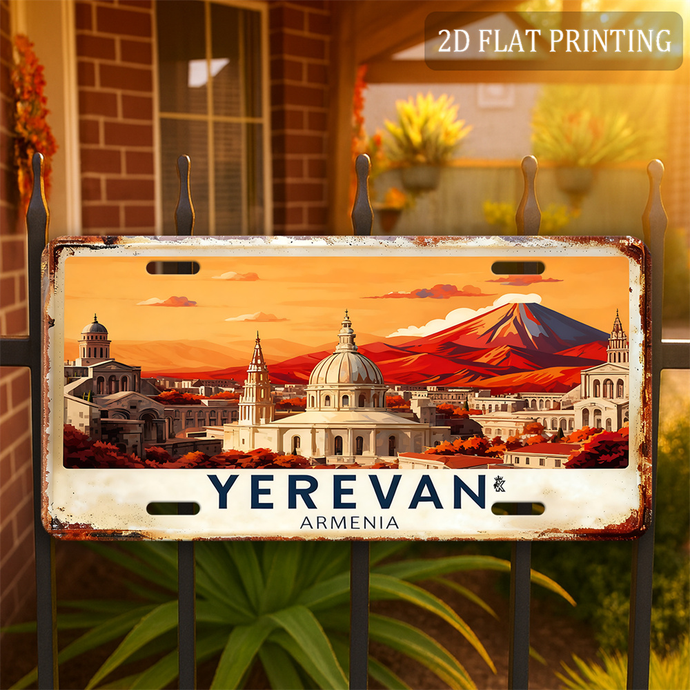 Home Decor Yerevan - Tabliczka z cyny z widokiem na