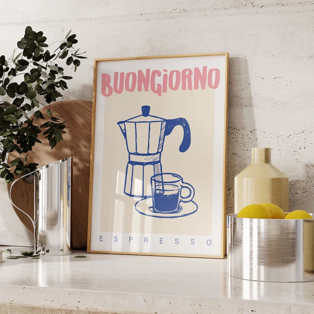 Home Decor Kolkata - Nowoczesna kawa Espresso Wall Art Prints