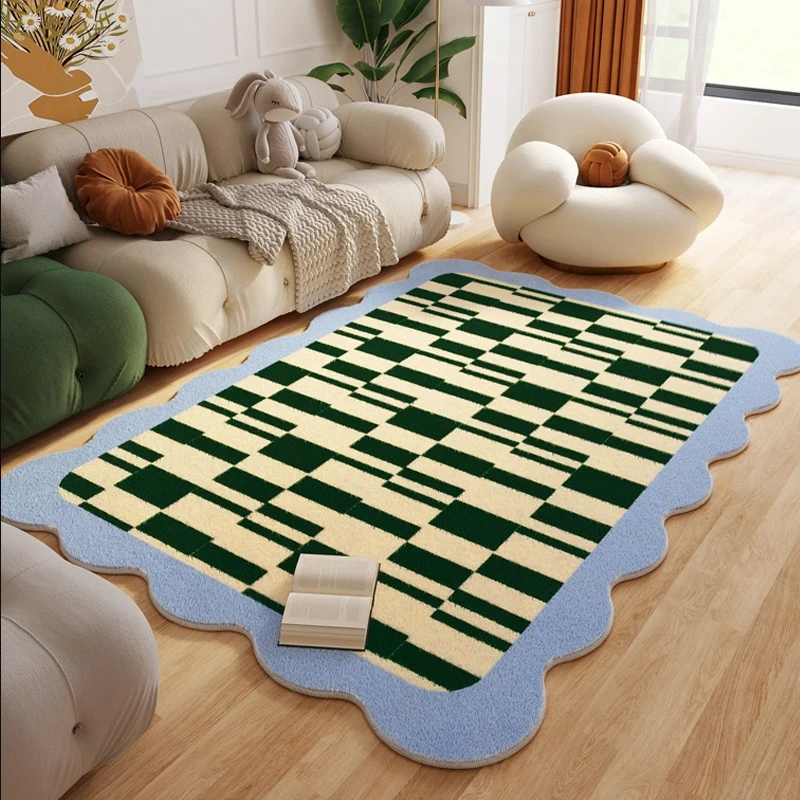 Home Decor Ig - Dywaniki dziecięce w kratę do salonu,