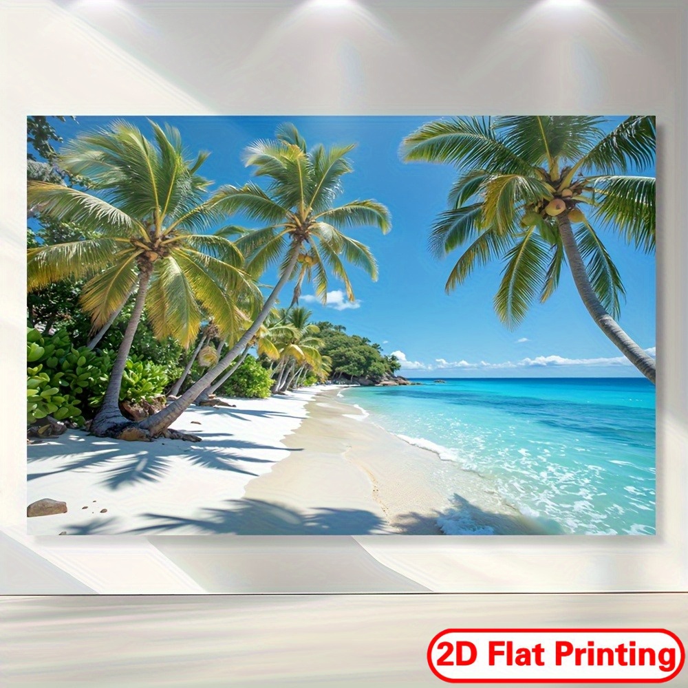 Home Decor Under 100 - Tropikalna Gobelinowa Dekoracja Ścienna Plaża Ocean