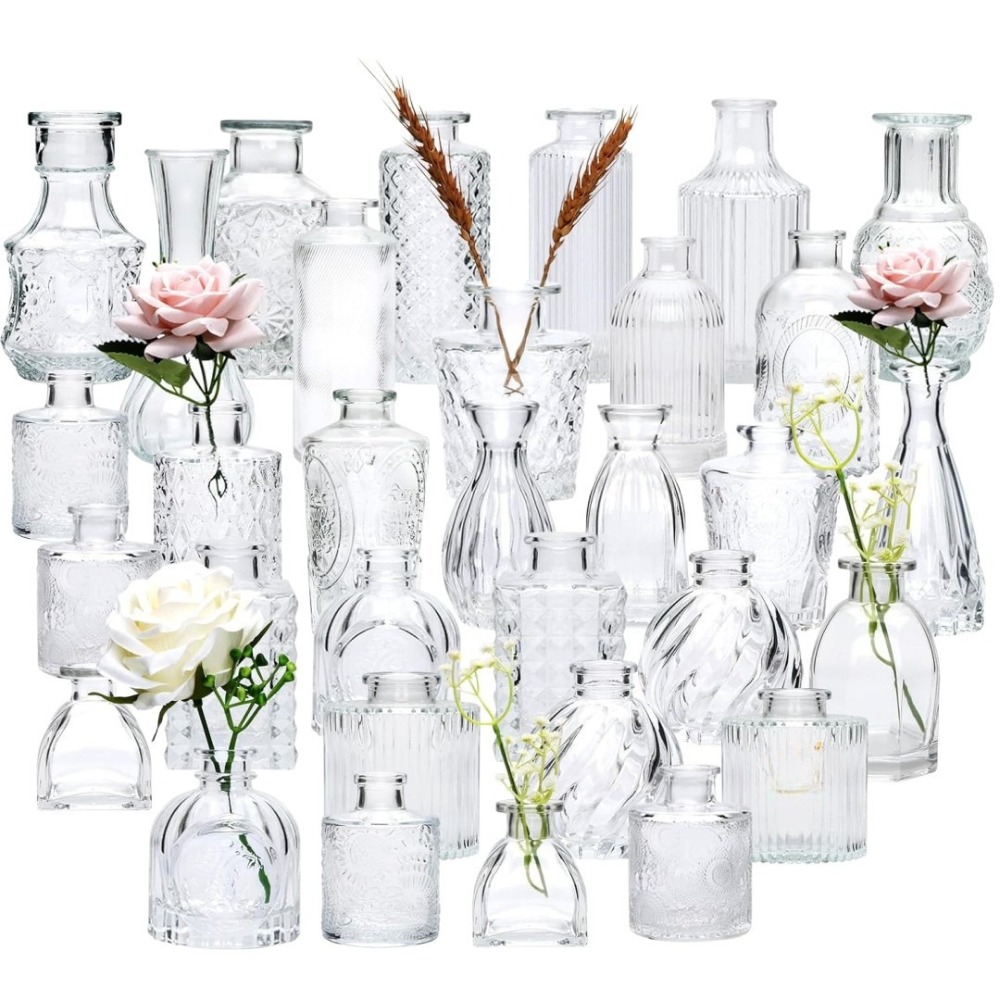 Terrarium Glass Bottle - 10 SZT. Francuskie Retro Wazony z