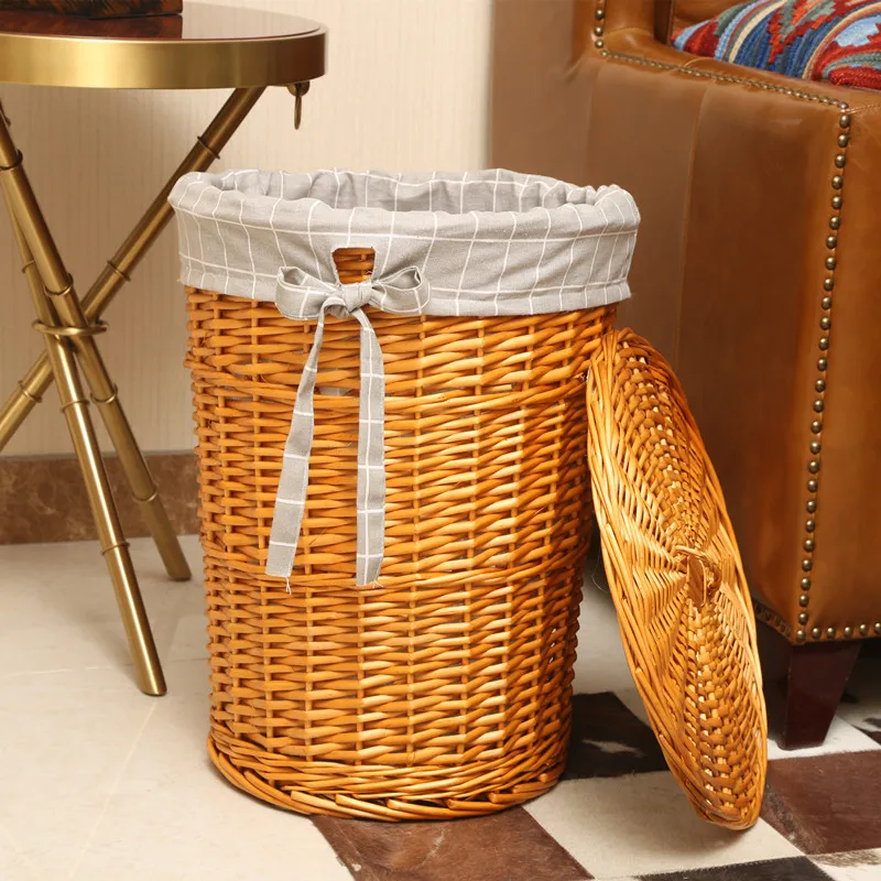 Home Decor Hampers - Rattanowy kosz na pranie Stylowy kosz