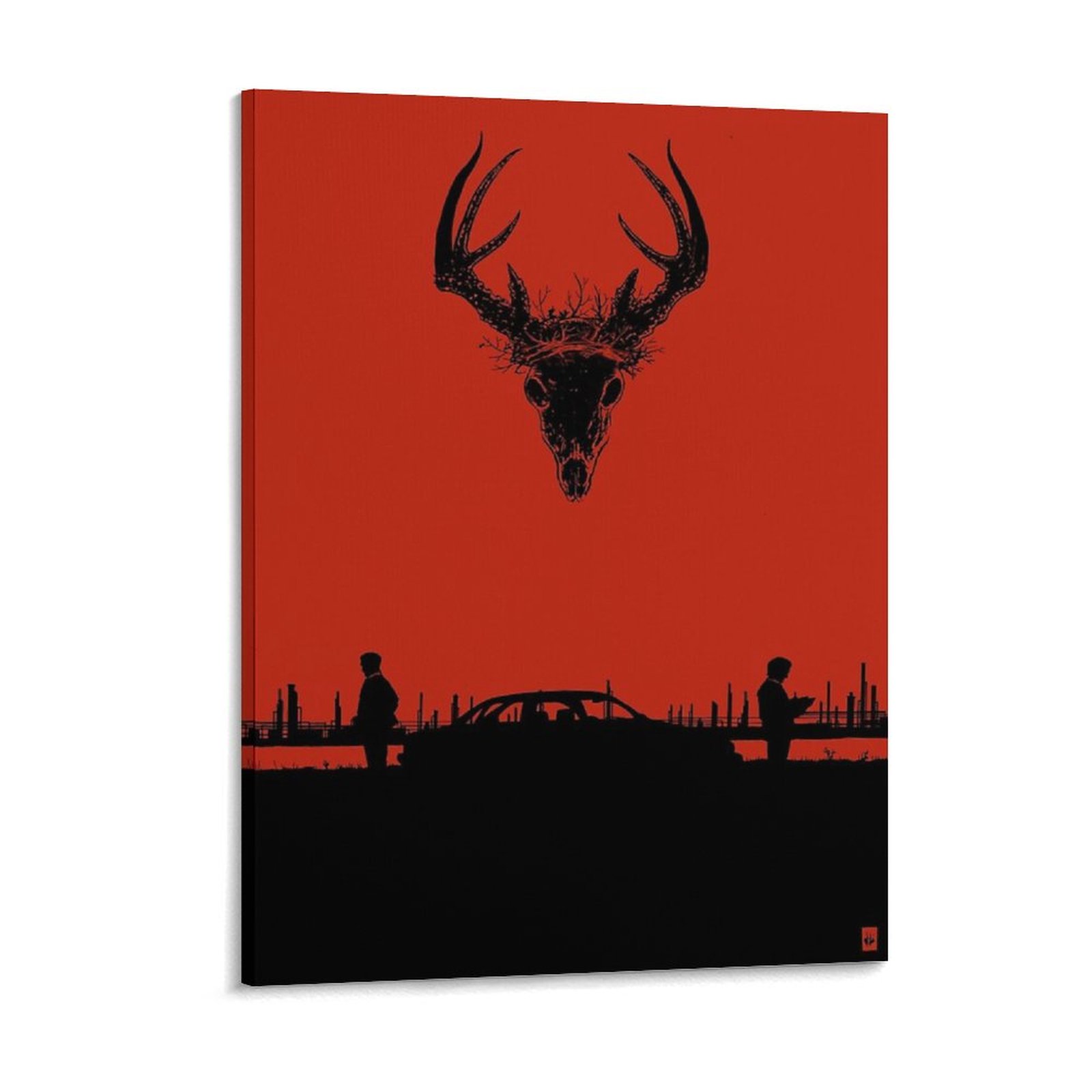 Home Decor Mirror - Plakat na płótnie True Detective Vintage