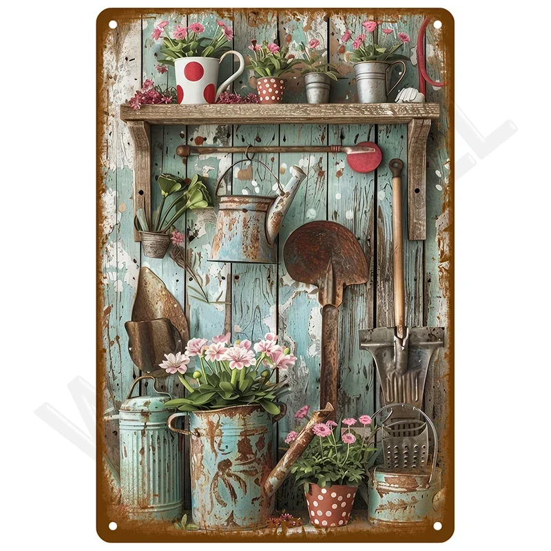 Home Decor Luxury - Vintage Metalowe Tabliczki Barowe Łazienka Dom