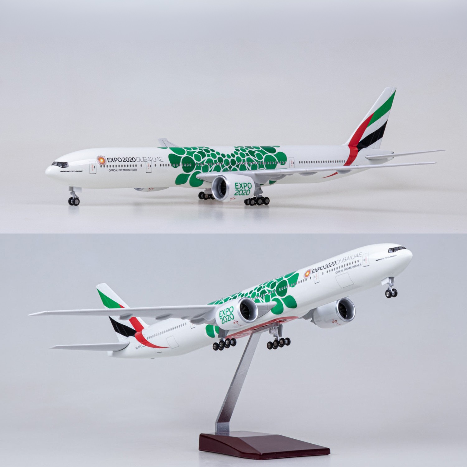 Home Decor Expo - 47cm 1/157 Duży Model Samolotu Emirates