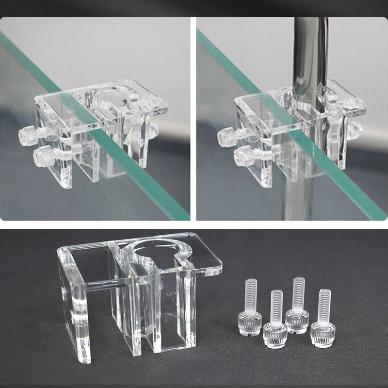 Terrarium Glass Bottle - Akwariowy akrylowy fajka wodna zacisk akwariowy