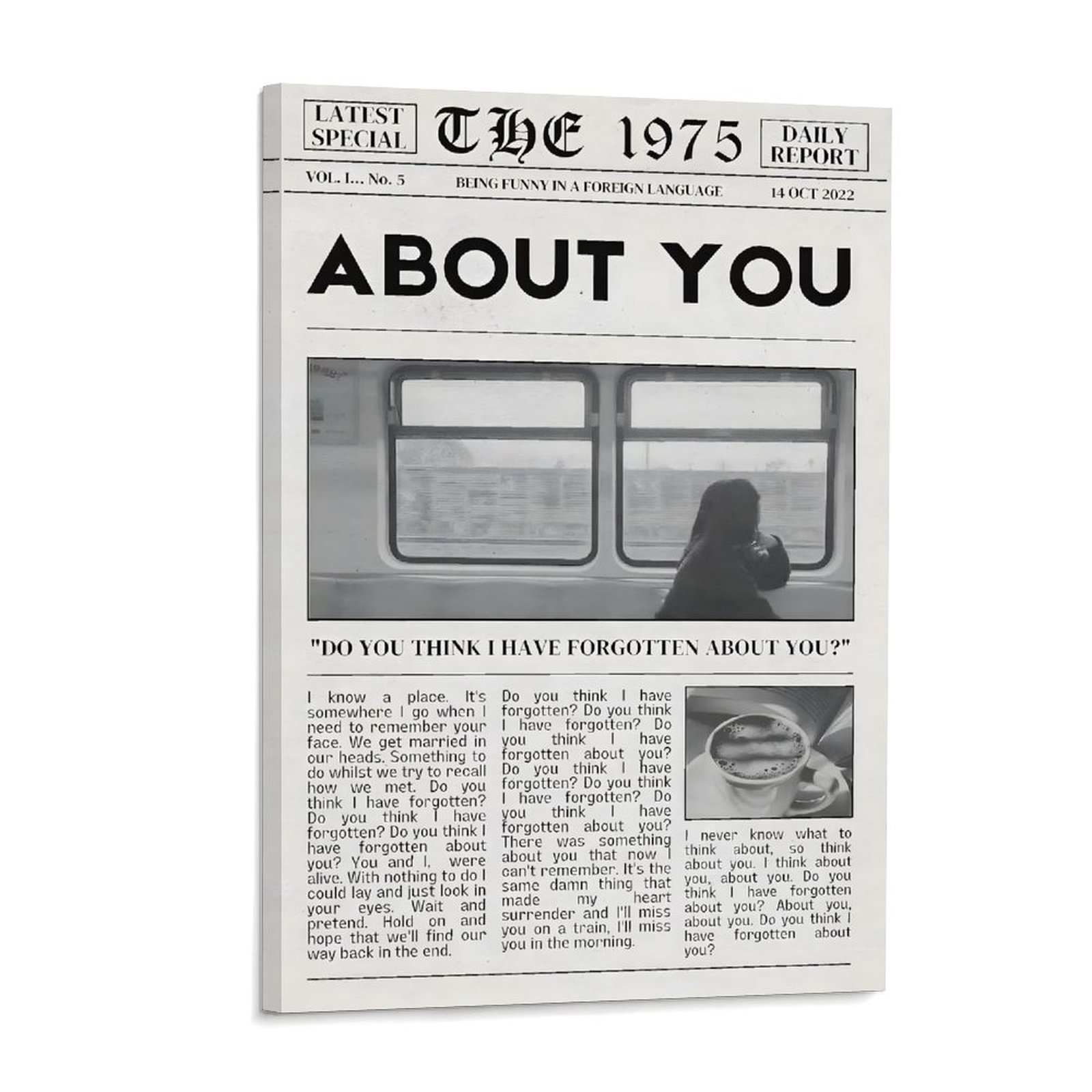Home Decor Mirror - Plakat The 1975 About You, album
