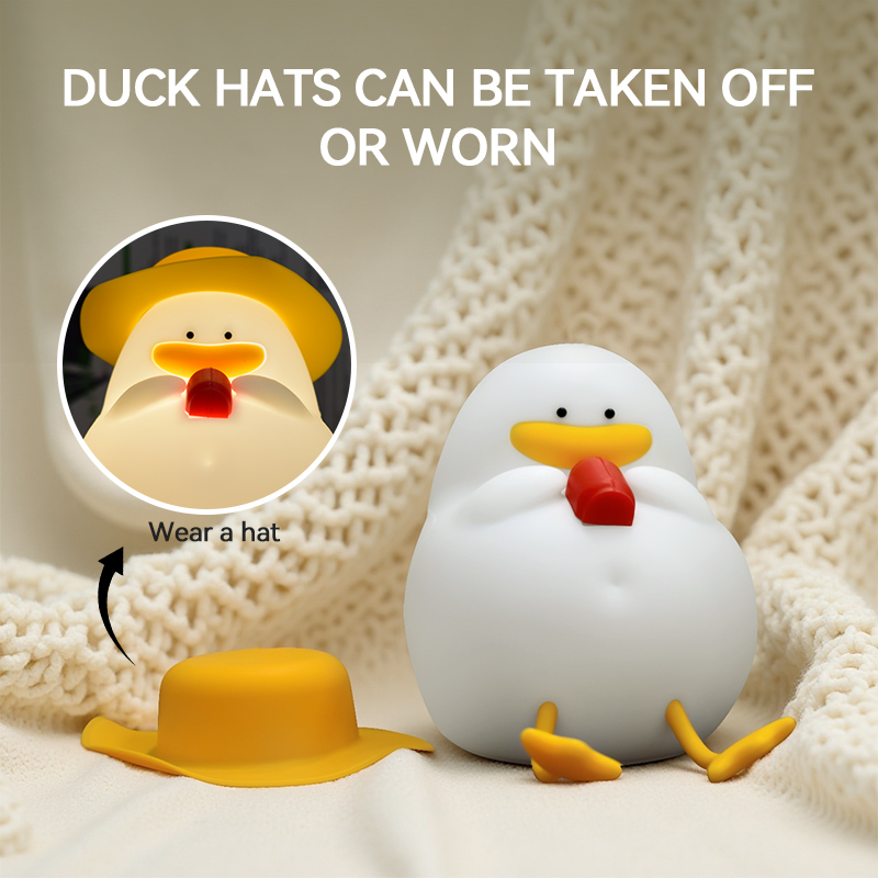 Home Decor Happy - Lampka Nocna Happy Duck, Dotykowa Lampka