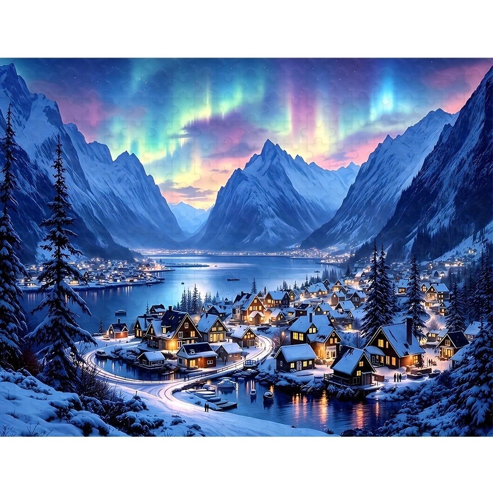 Home Decor Under 500 - 1 Pudełko z 500/1000/1200/2000 Elementami Puzzle