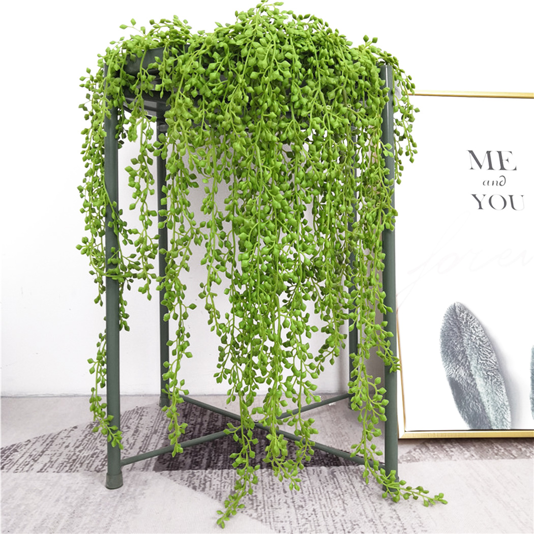 Rattan Plant Basket - Sztuczna roślina winorośli wisząca na ścianie