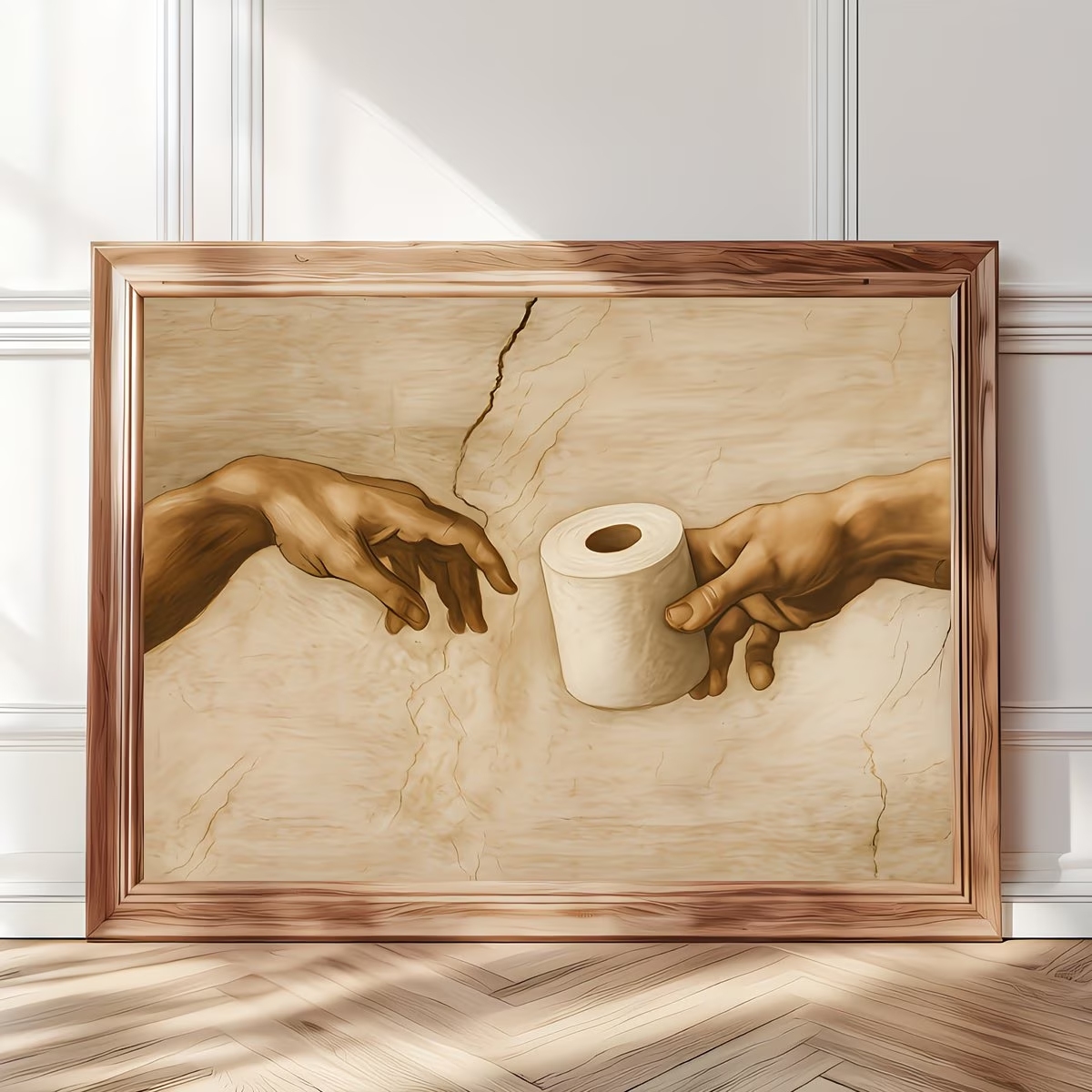 Home Decor Wallpaper - Retro Humorystyczny Obraz na Płótnie z