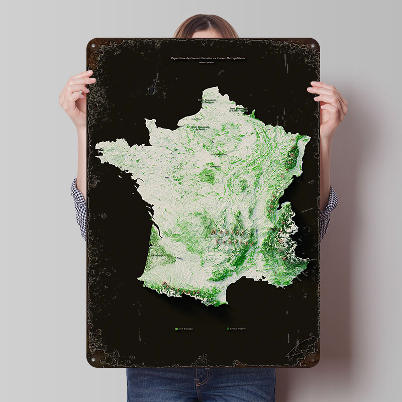 Home Decor Ai Free - Massifs Forestiers Fran? Plakat na zamówienie,