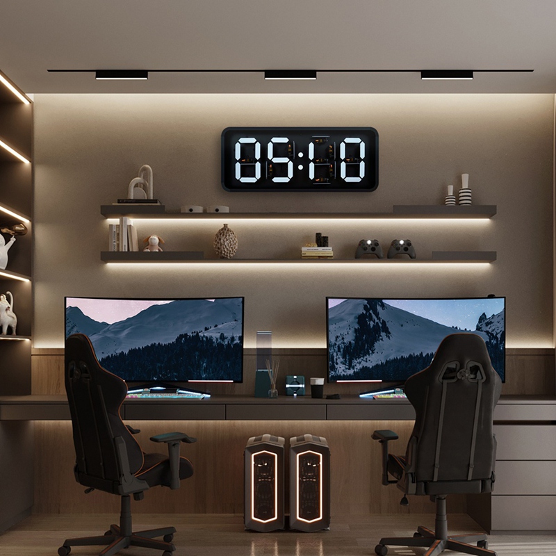 WIFI Duży Zegar Ścienny z Mech – Home Decor Ai Free recenzja i cena