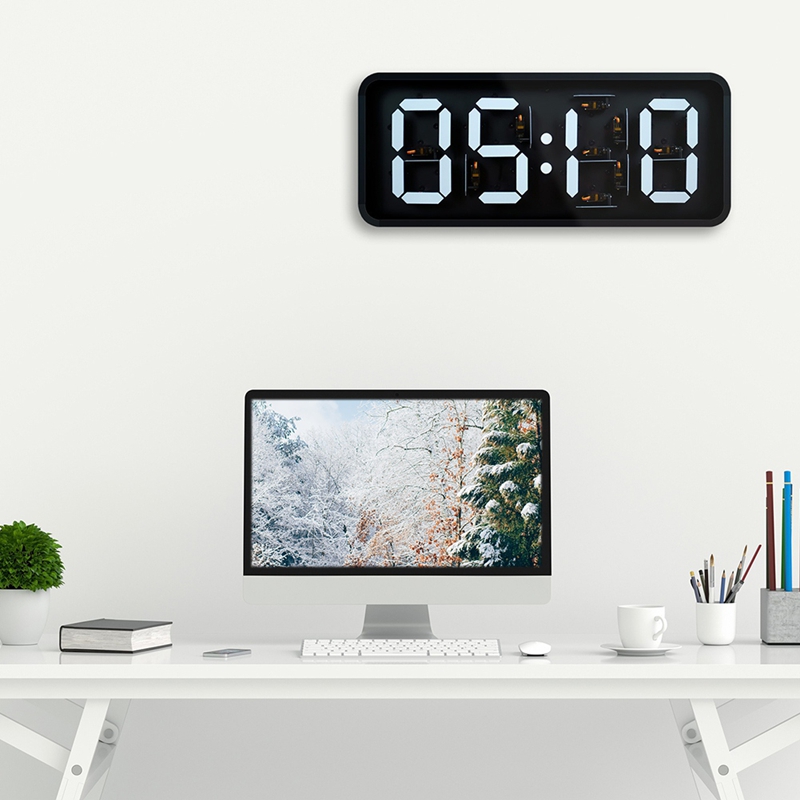 WIFI Duży Zegar Ścienny z Mech – Home Decor Ai Free recenzja i cena