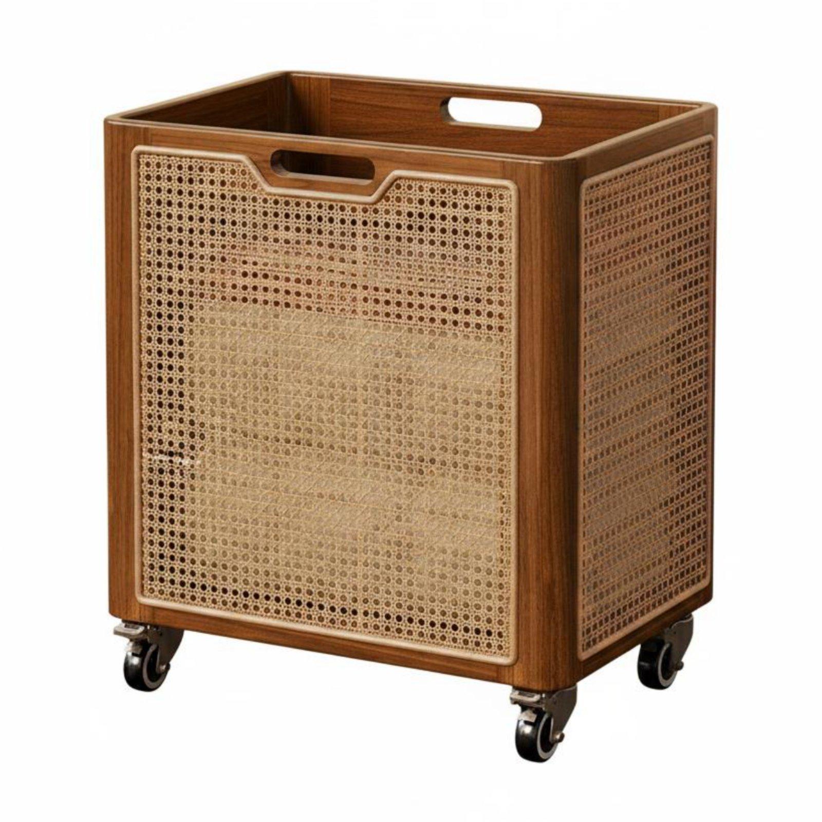Drewniany kosz na pranie, deko – Home Decor Hampers recenzja i cena