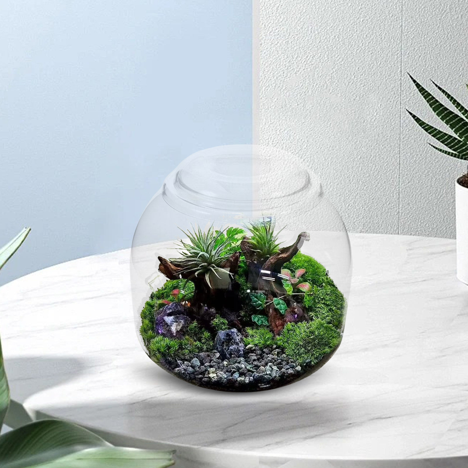 Szklany słoik-terarium z pokry – Terrarium Glass Bottle recenzja i cena