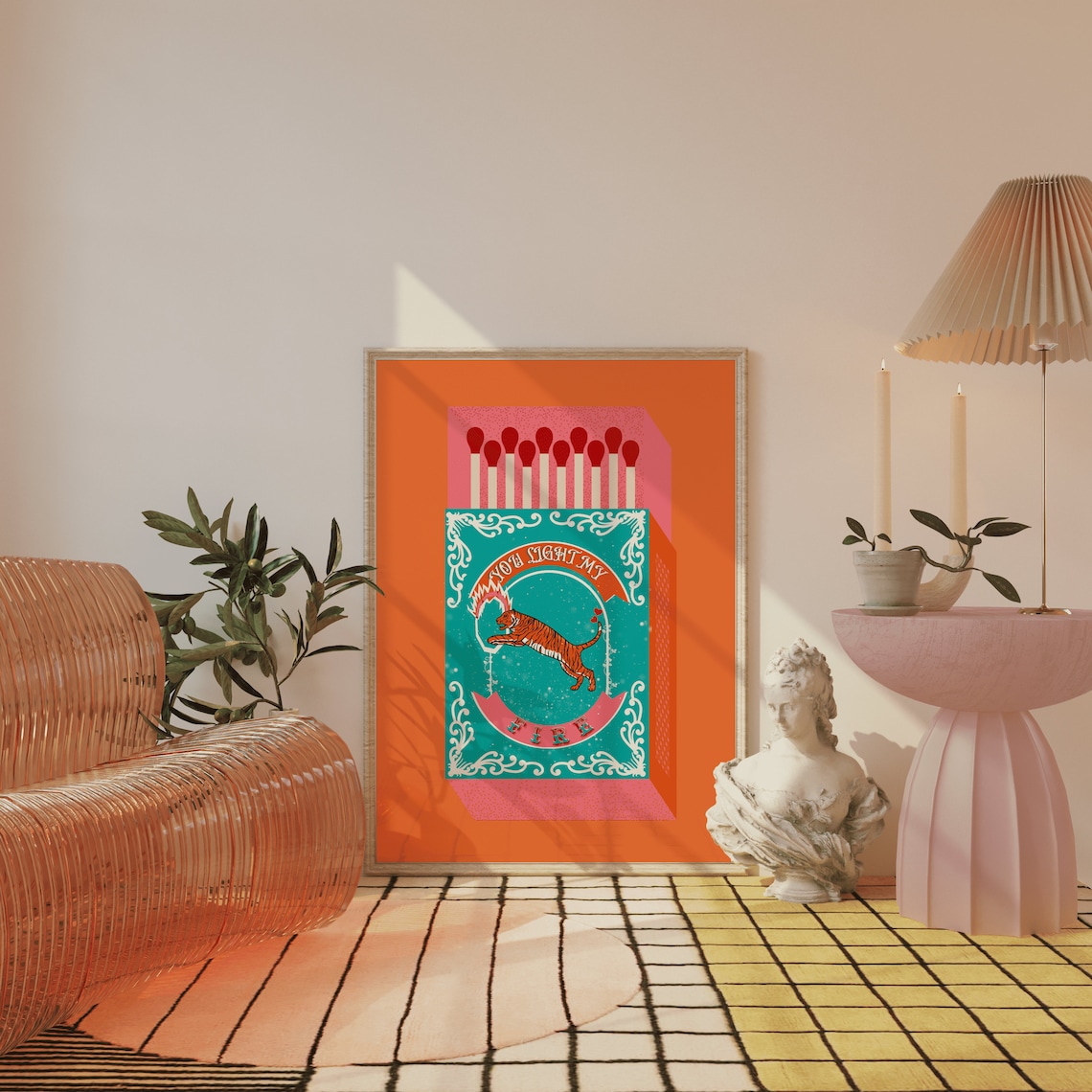 You Light My Fire Orange Match – Home Decor Orange recenzja i cena