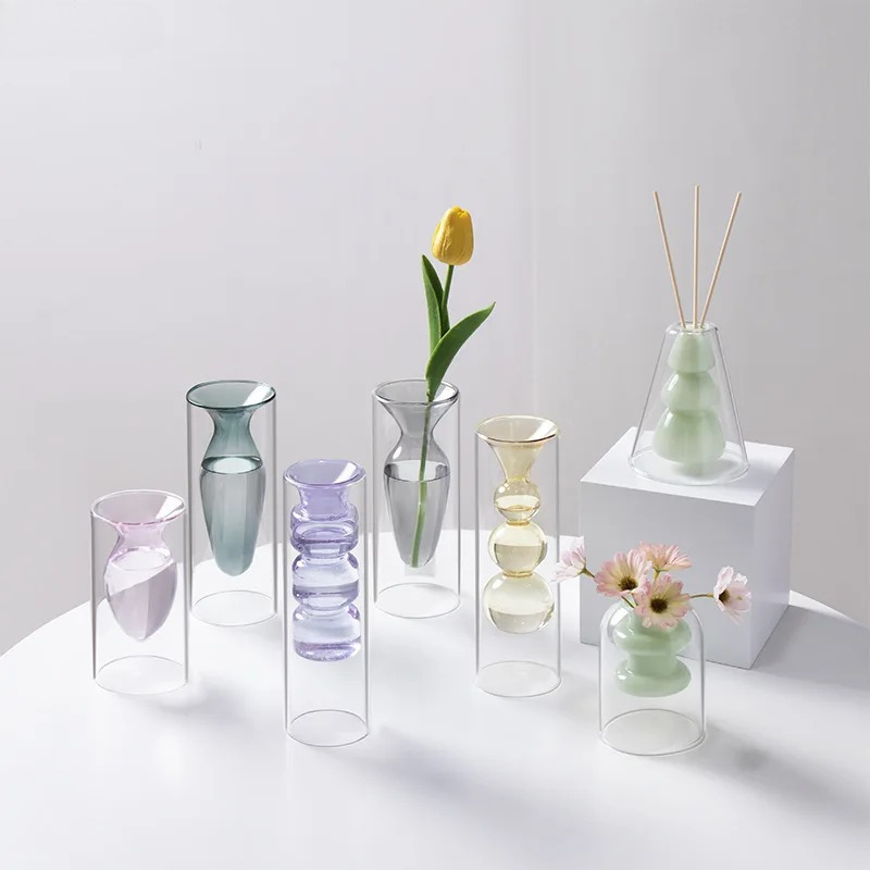 Kolorowy, dwuwarstwowy szklany – Terrarium Glass Bottle recenzja i cena