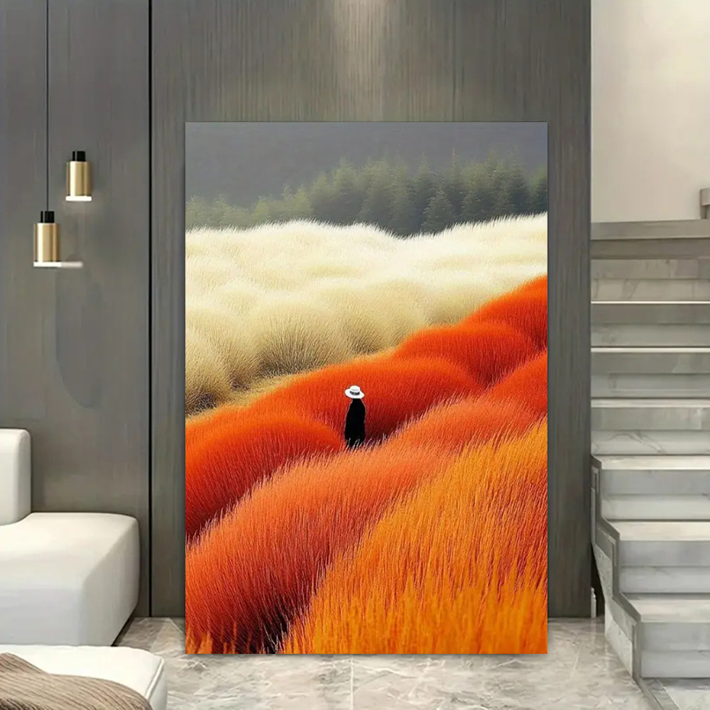 Nowoczesny Abstrakcyjny Plakat – Home Decor Orange recenzja i cena