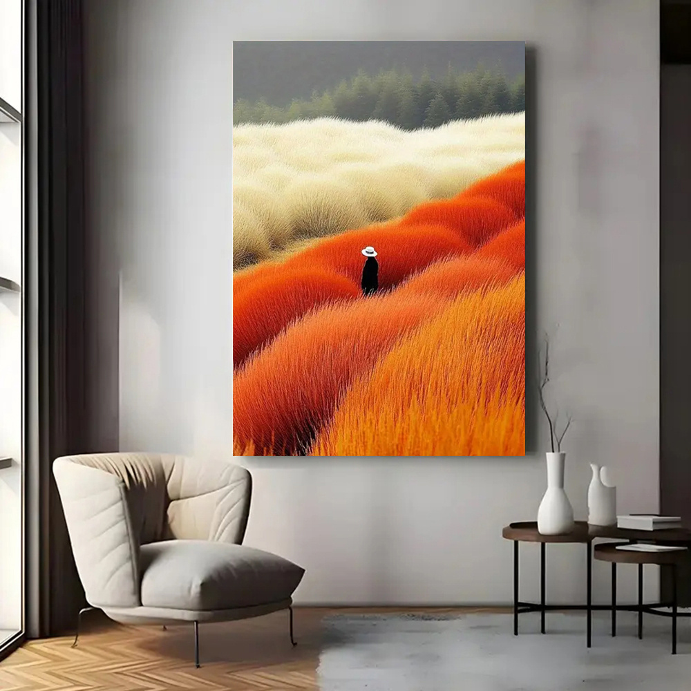 Nowoczesny Abstrakcyjny Plakat – Home Decor Orange recenzja i cena