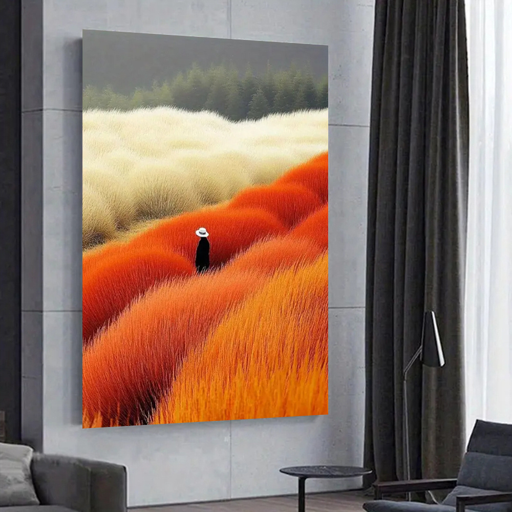 Nowoczesny Abstrakcyjny Plakat – Home Decor Orange recenzja i cena