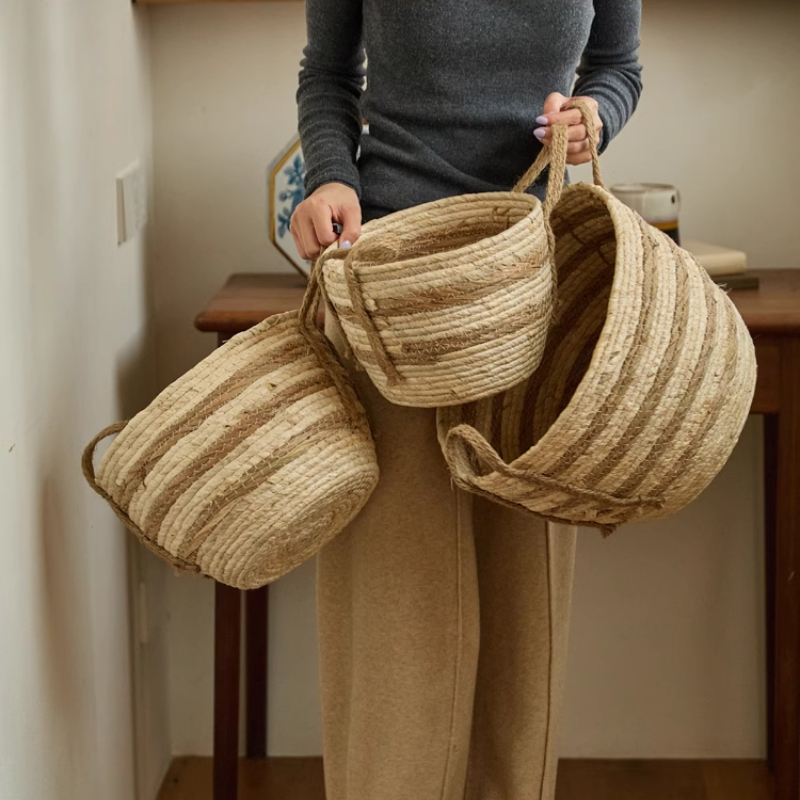 Kosz do przechowywania z baweł – Home Decor Hampers recenzja i cena