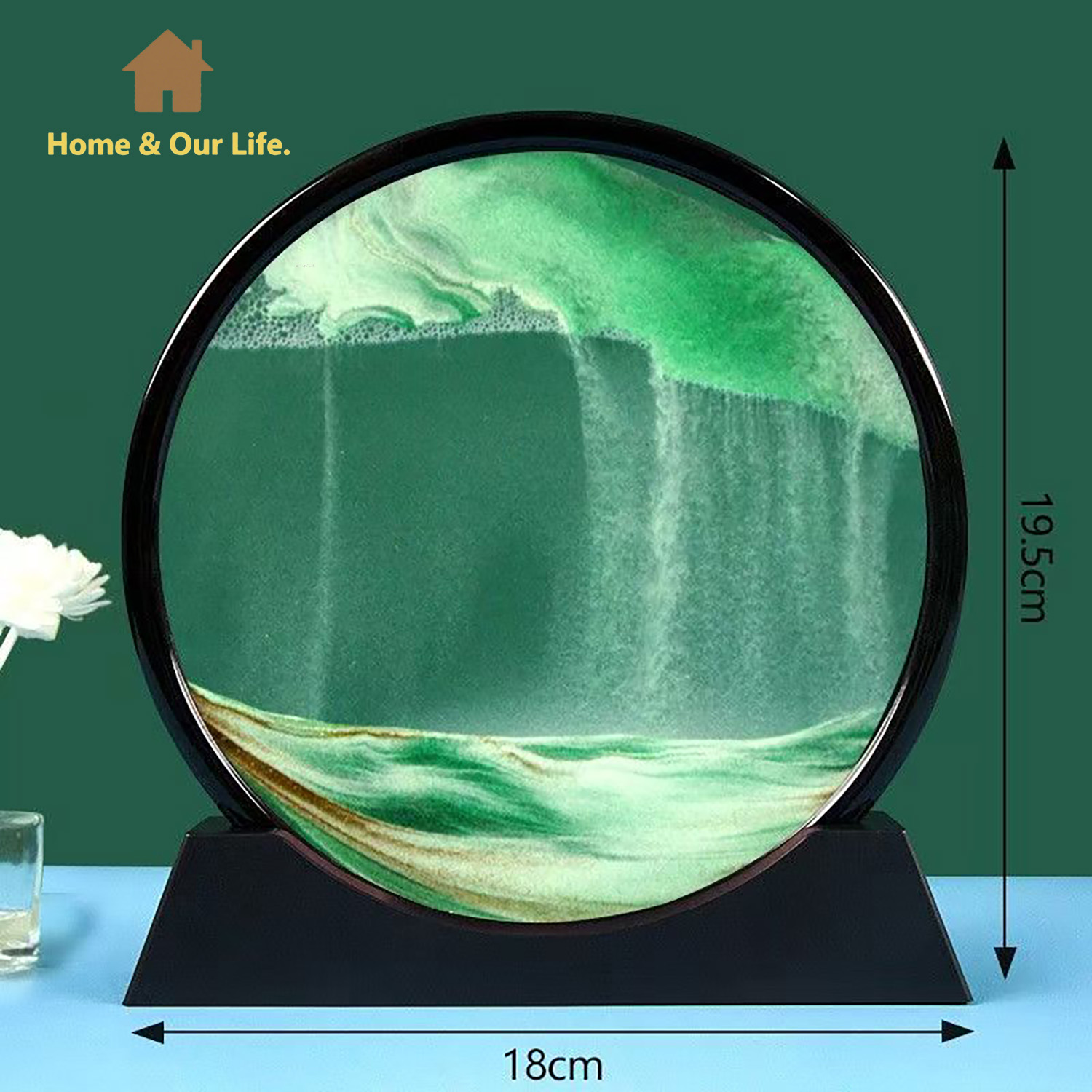 Dynamiczna piaskowa grafika 3D – Home Decor Mirror recenzja i cena