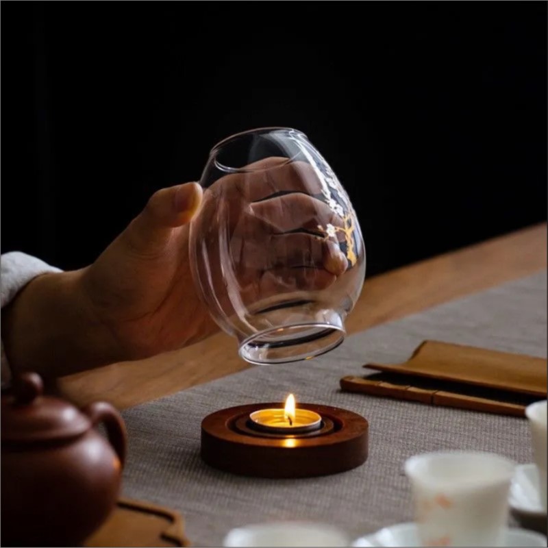 Przezroczysty szklany świeczni – Home Decor Zen recenzja i cena