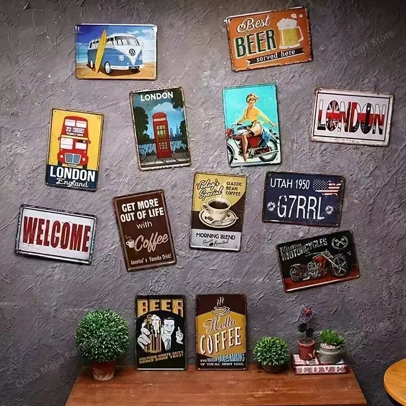 Metalowe Tabliczki Vintage Met – Home Decor Luxury recenzja i cena