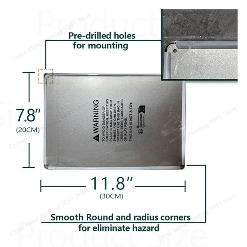 Metalowe Tabliczki Vintage Met – Home Decor Luxury recenzja i cena