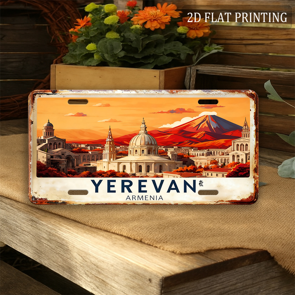 Tabliczka z cyny z widokiem na – Home Decor Yerevan recenzja i cena