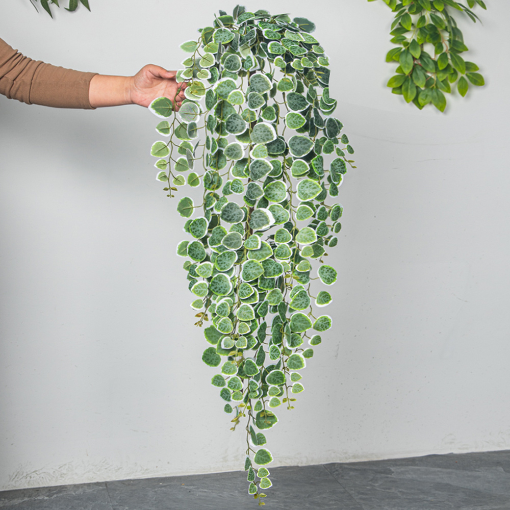 60-80cm Sztuczne wiszące winor – Rattan Plant Basket recenzja i cena