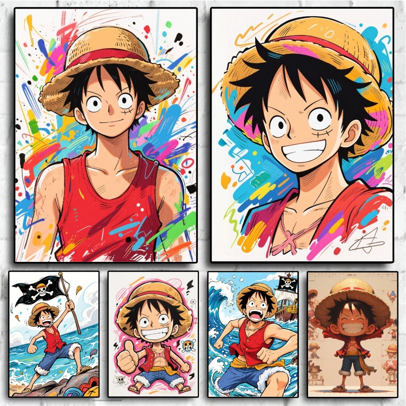 Plakat One Piece Luffy Anime H – Home Decor Wallpaper recenzja i cena
