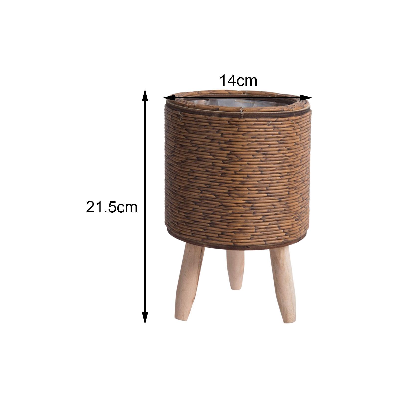 2x Kosz pleciony na nogach do  – Rattan Plant Basket recenzja i cena