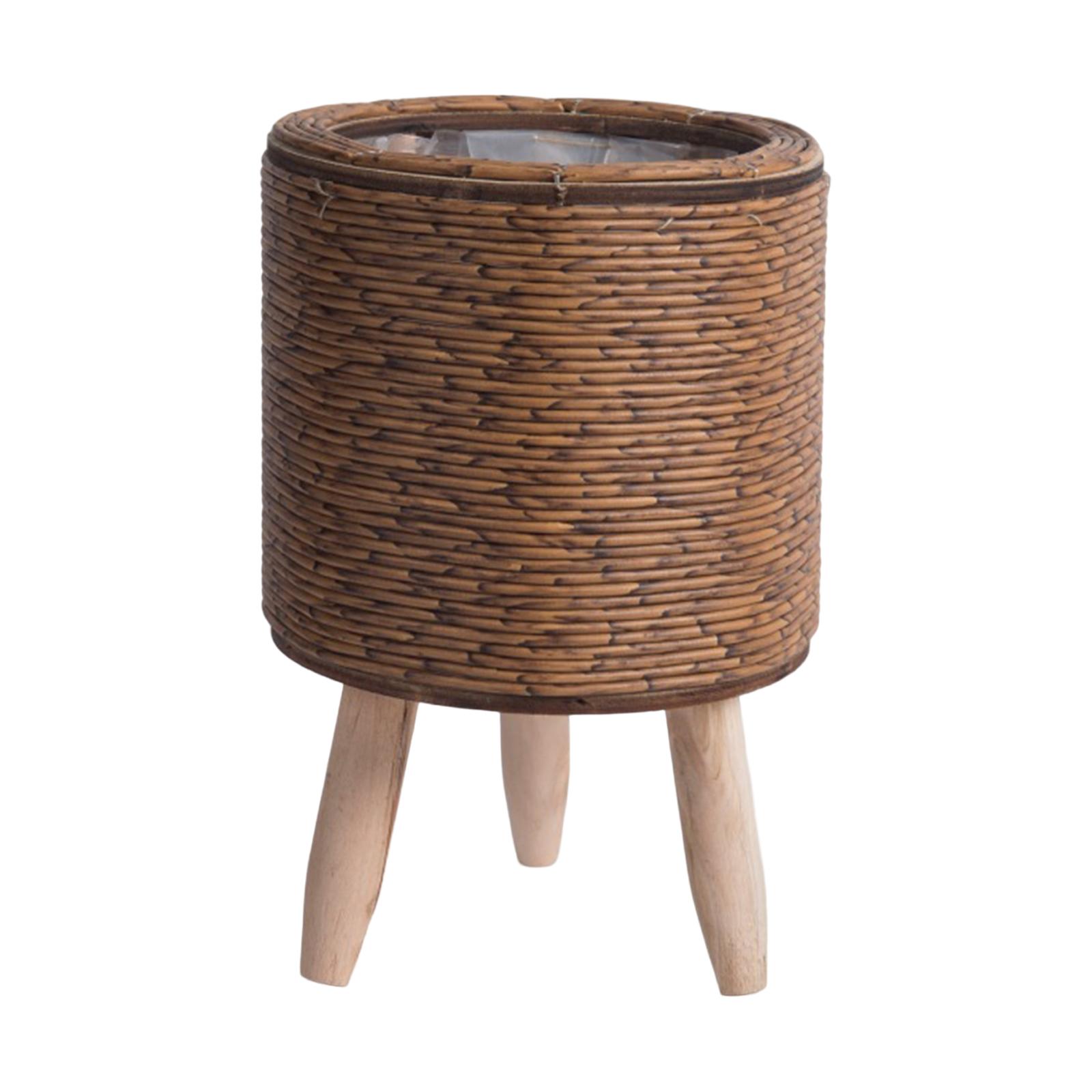 2x Kosz pleciony na nogach do  – Rattan Plant Basket recenzja i cena