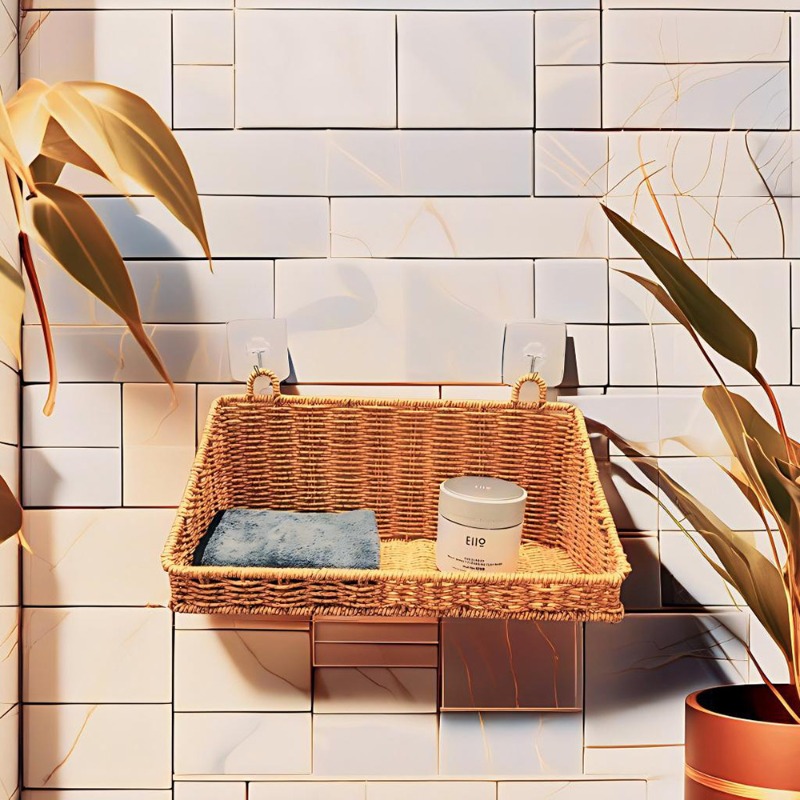 Tkany kosz wiszący z rattanu z – Home Decor Hampers recenzja i cena