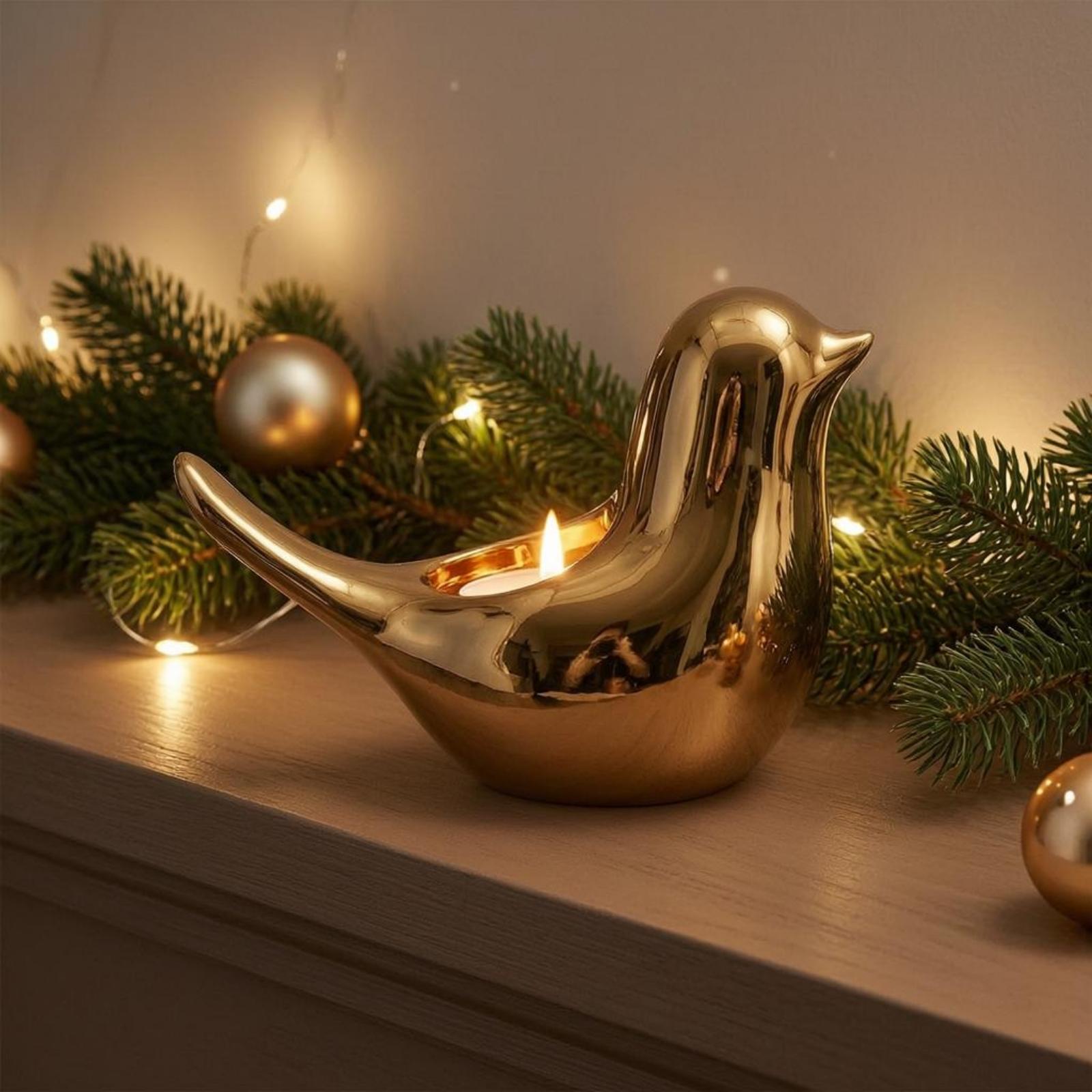 Świecznik w kształcie ptaka, k – Home Decor Mirror recenzja i cena