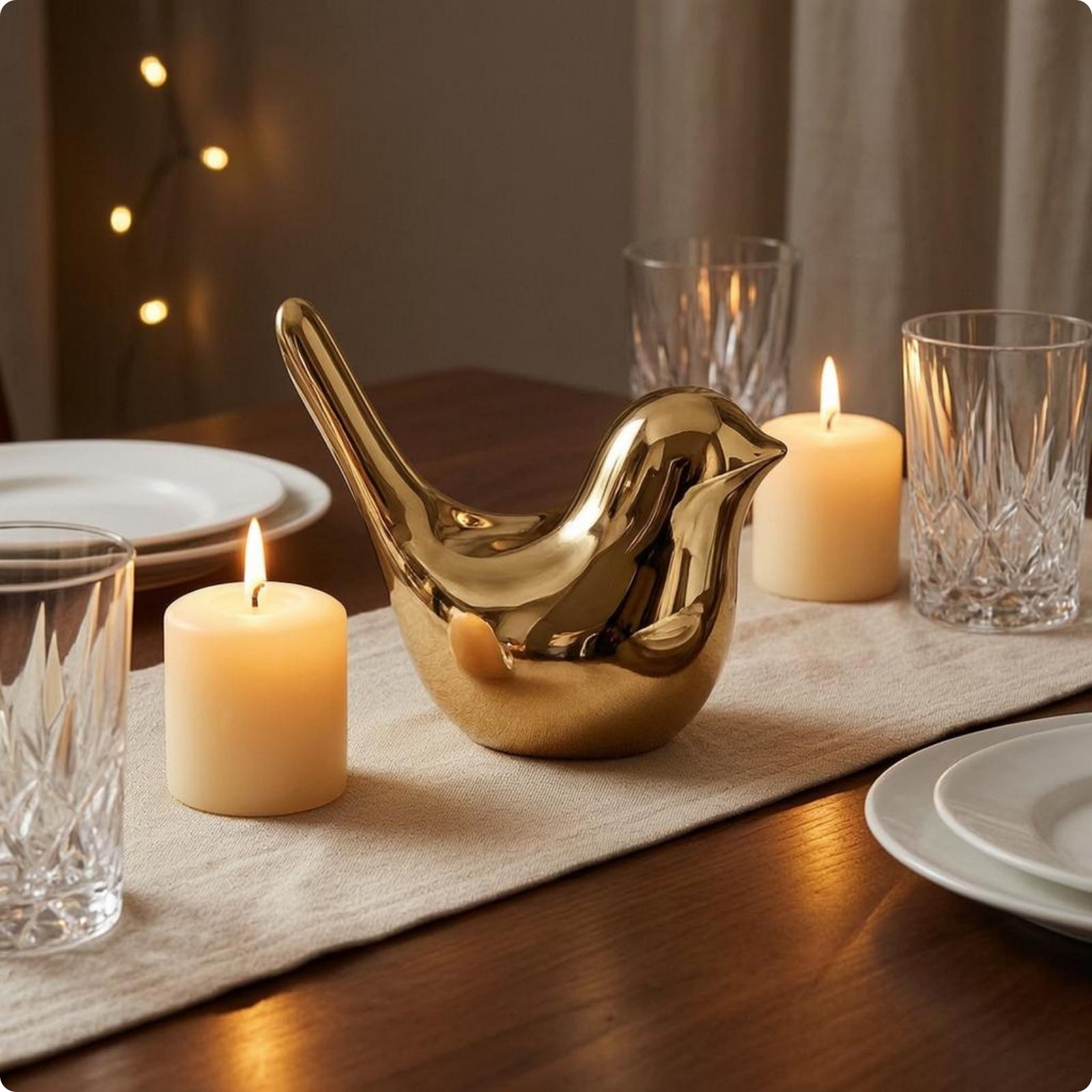 Świecznik w kształcie ptaka, k – Home Decor Mirror recenzja i cena