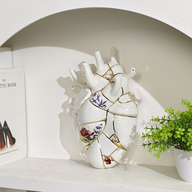 Wazon w kształcie serca, szafk – Home Decor Luxury recenzja i cena