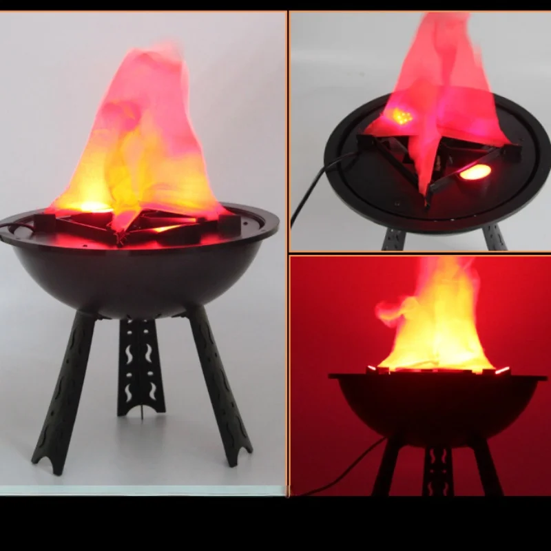Lampa 3D z efektem płomienia,  – Home Decor Etsy recenzja i cena