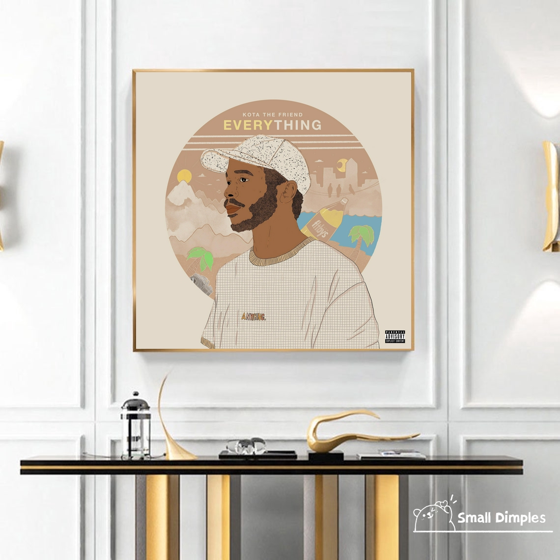 Plakat na płótnie z albumem mu – Home Decor Kota recenzja i cena
